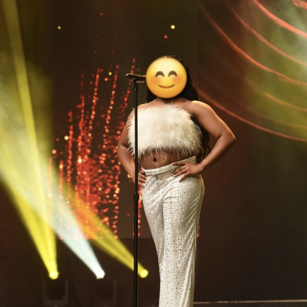 2 piece opening number outfit